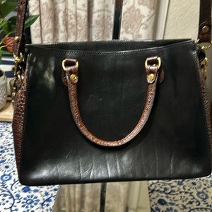 Vintage Brahmin satchel- crossbody